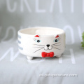 Price Cat Food Bowl Tazón de cerámica para gatos
